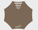 Paraply litet Delphi BEIGE 20 st/krt