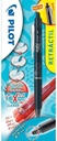 Pilot FriXionball svart 0,7 raderbar 12 st/fp