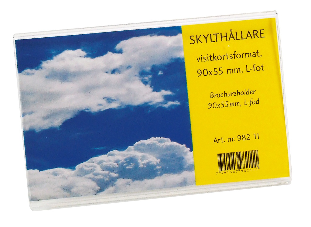 Skyltställ 90x55  L-fot