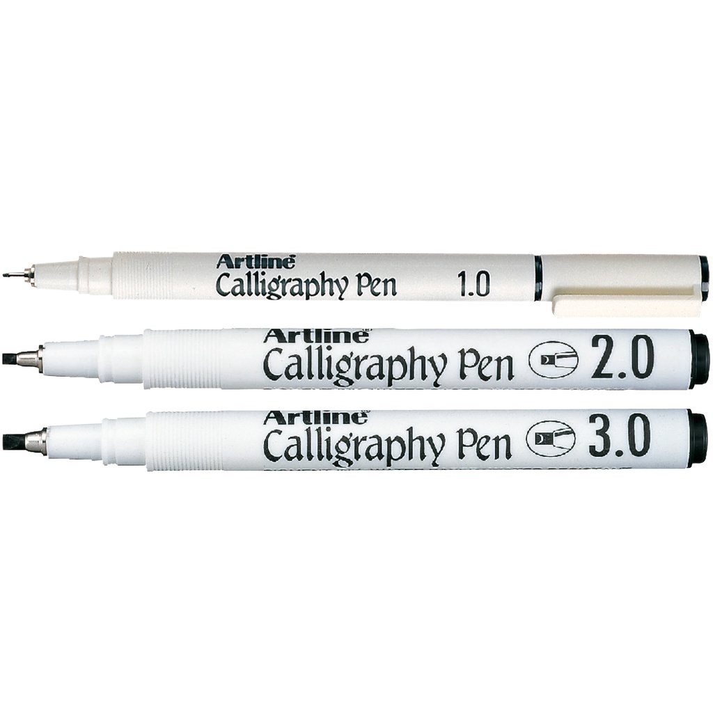 Kalligrafi Artline svart 3/set