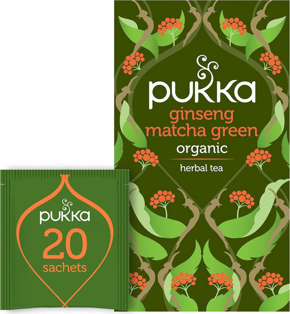 Te Pukka grönt te ginseng