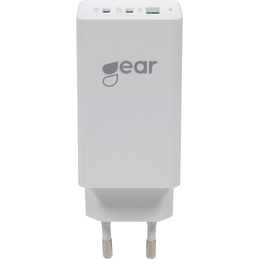 GEAR Laddare GAN 220V 2xUSB-C