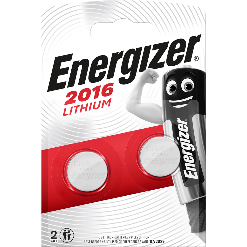 Batteri Lithium CR2016 2p