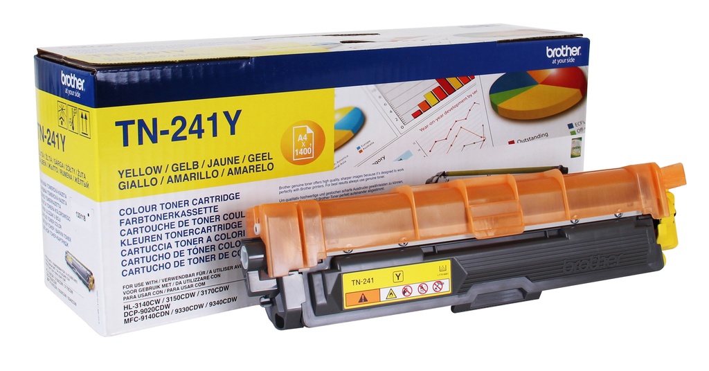 Toner Brother TN241Y  1,4k gul