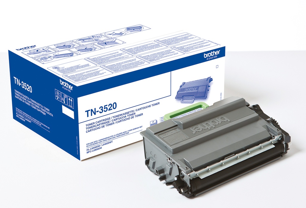 Toner Brother TN3520 svart 20k