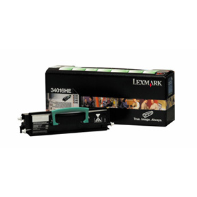 Toner Lexmark E34X 6k svart