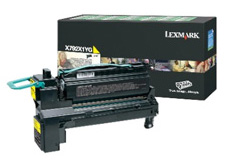 Toner Lexmark X792X1YG gul