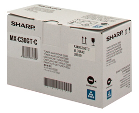 Toner Sharp MXC30GTC Cyan