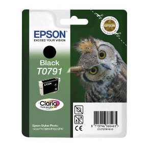 Bläckpatron Epson T0791 svart