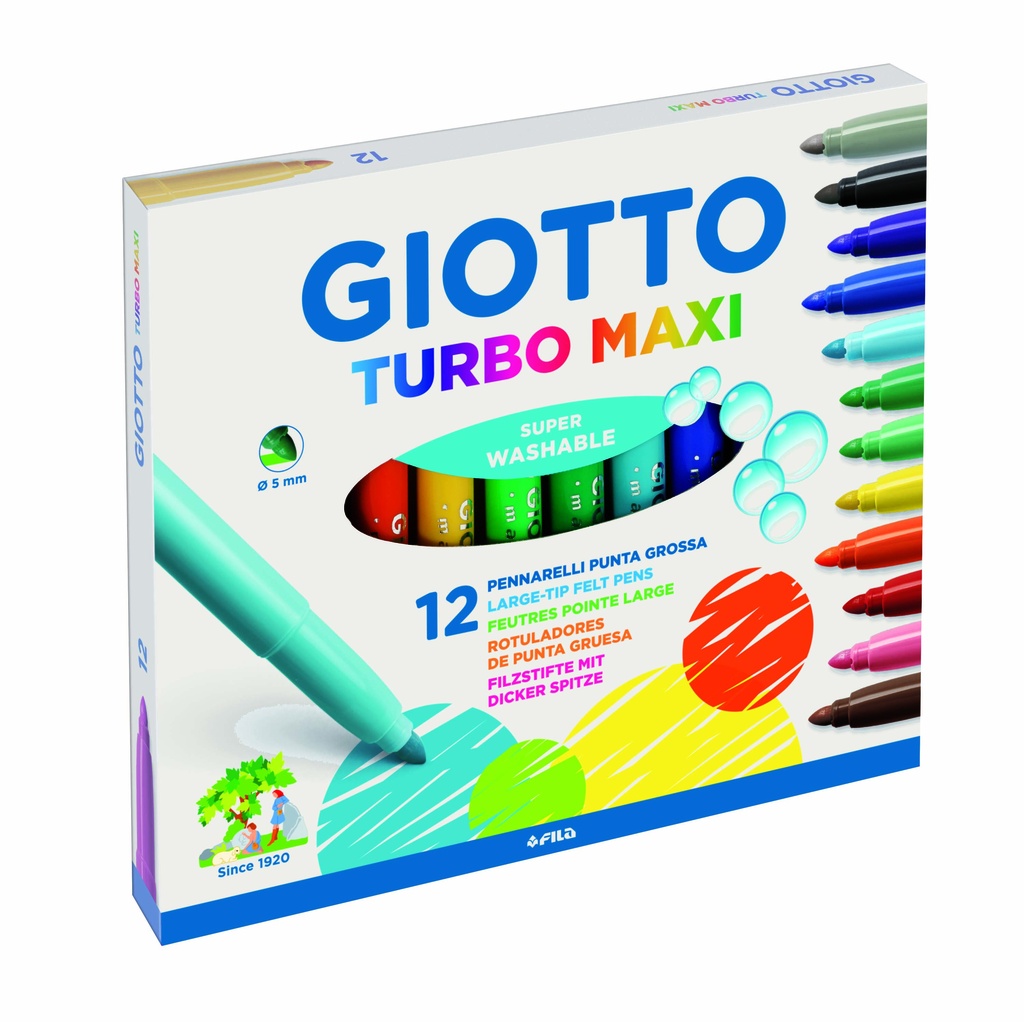 Tuschpenna Giotto Maxi 12/fp