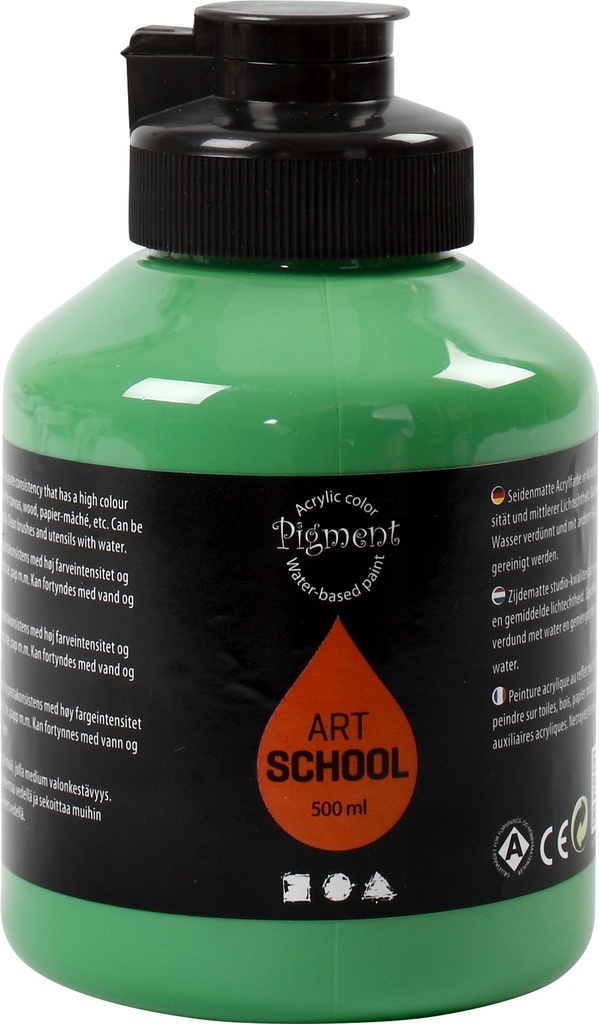 Akrylfärg Pigment 500ml grön