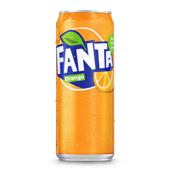 Fanta 33cl burk sleek 20/platta