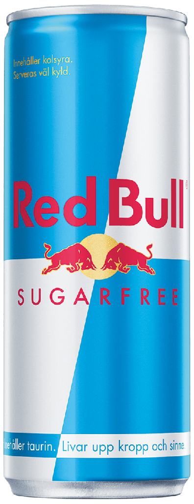 Redbull Sugarfree burk 25 cl 24 st/back