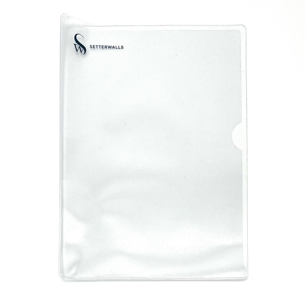 Plastmapp pvc klar 0,18 screen 1+0 75st/fp