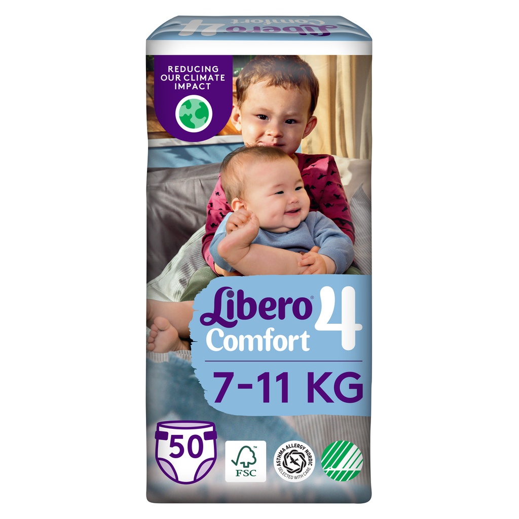 Blöjor Comfort 4, 7-11kg 50st