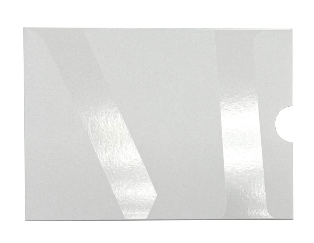 Slidekuvert C6 vit + Particiell UV-lack utan logo