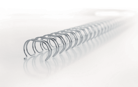 Wire-O Spiral 6,3 mm vit 3:1 no. 4, 1/4", 100st/fp