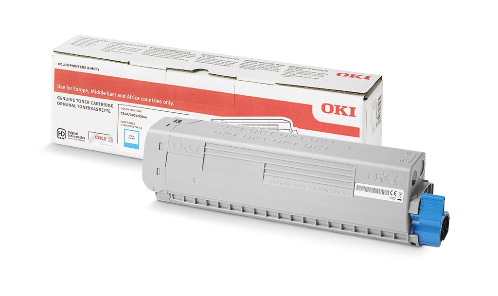 Toner OKI C824 Cyan