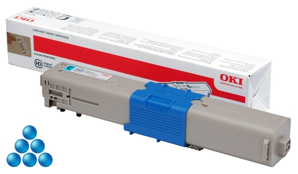 Toner OKI C332/MC363 Cyan