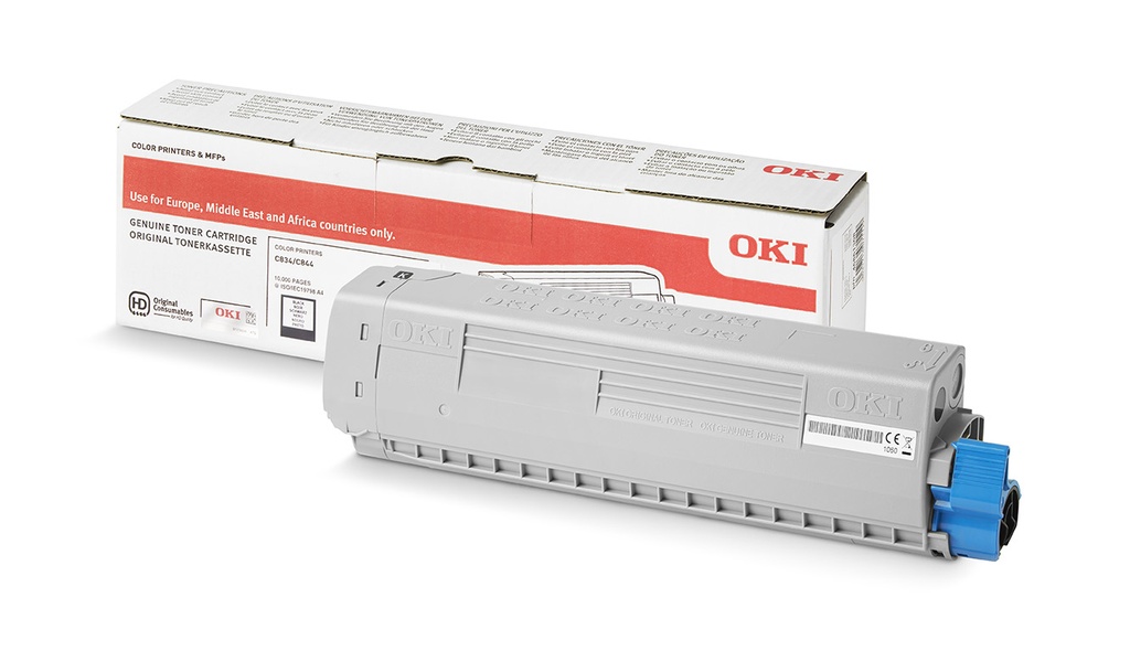 Toner OKI C834 Svart