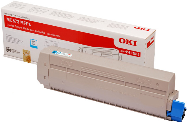 Toner OKI MC873 Cyan