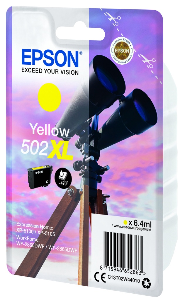 Bläck Epson T502 Gul