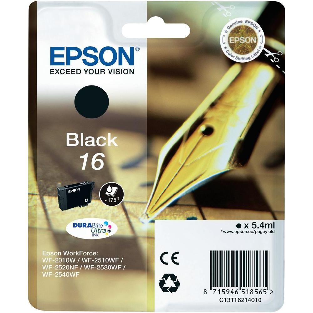 Bläck Epson T1621 Svart