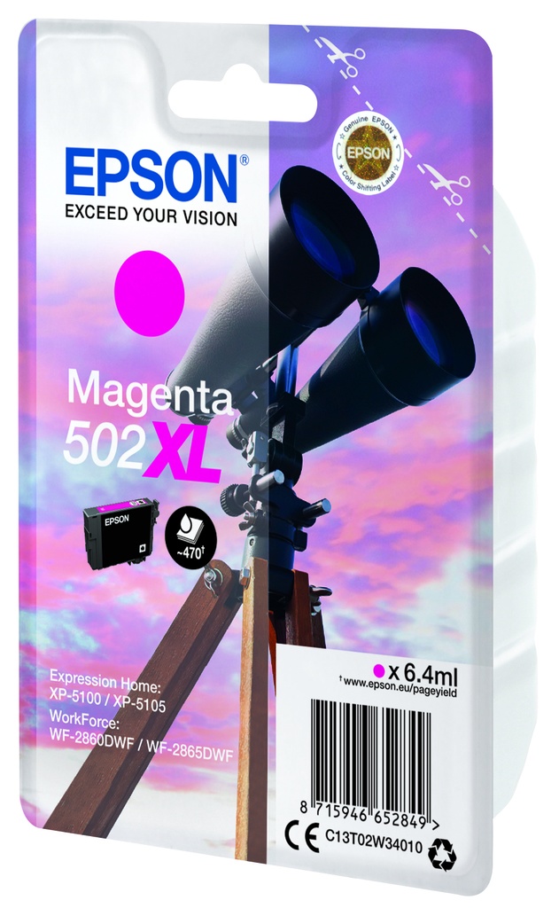 Bläck Epson T502 XL Magenta