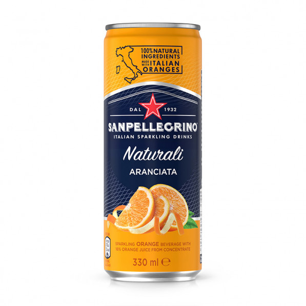 San Pellegrino Aranciata Dolce Naturali Burk 33cl x 24st/fp