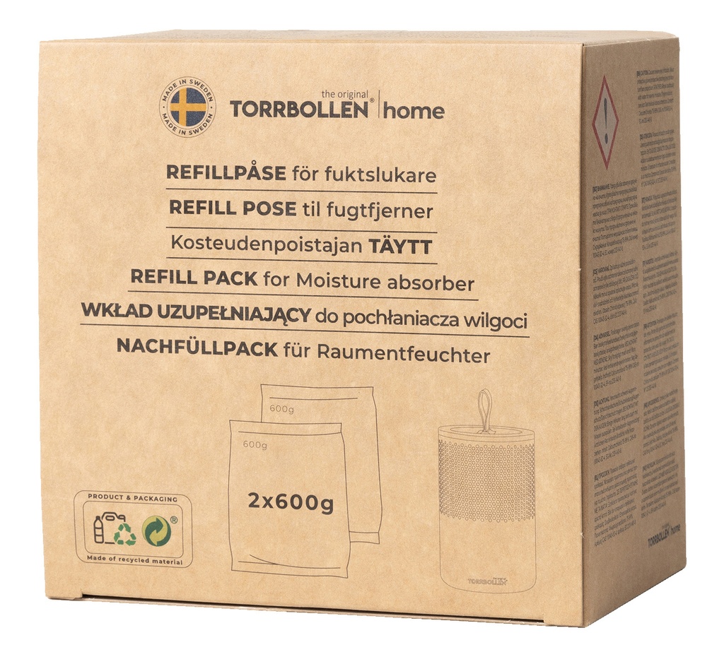 Torrbollen Home refill 2-pack