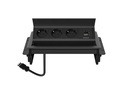 Skrivbordseluttag 3 + A+C USB