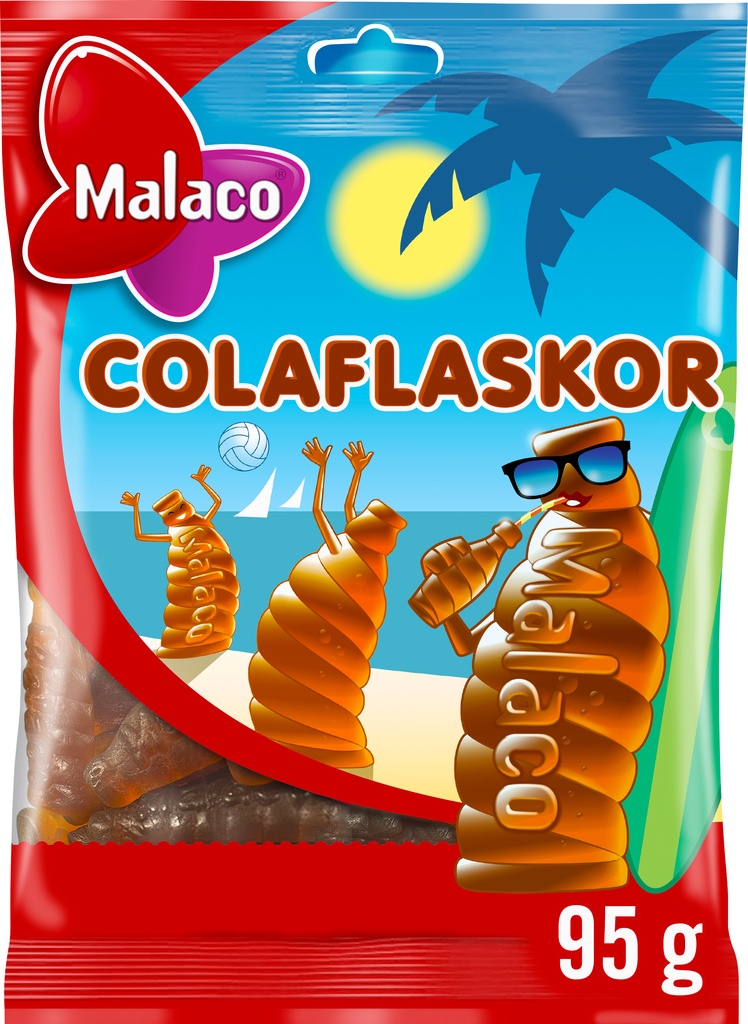 Malaco Colaflaskor 95g