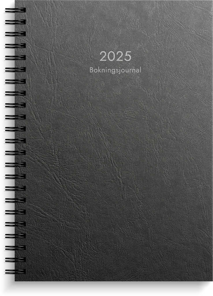 Bokningsjournalen 2025 svart