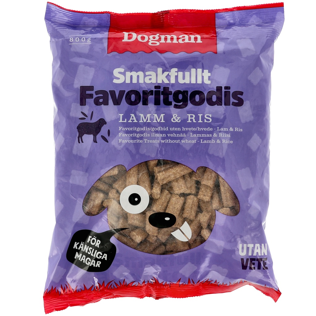 Favoritgodis lamm och ris 800g