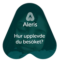 Flyers Aleris logo-formade 4+4 100 st/fp