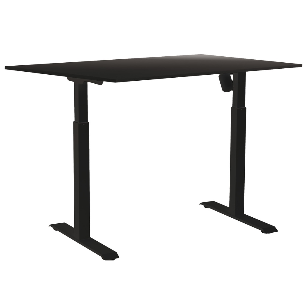Skrivbord el ED-A l sv 140x80