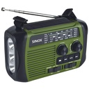 Nödradio Dynamo och Solcell