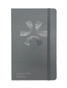 Moleskine notebook lined Slate Grey with logo