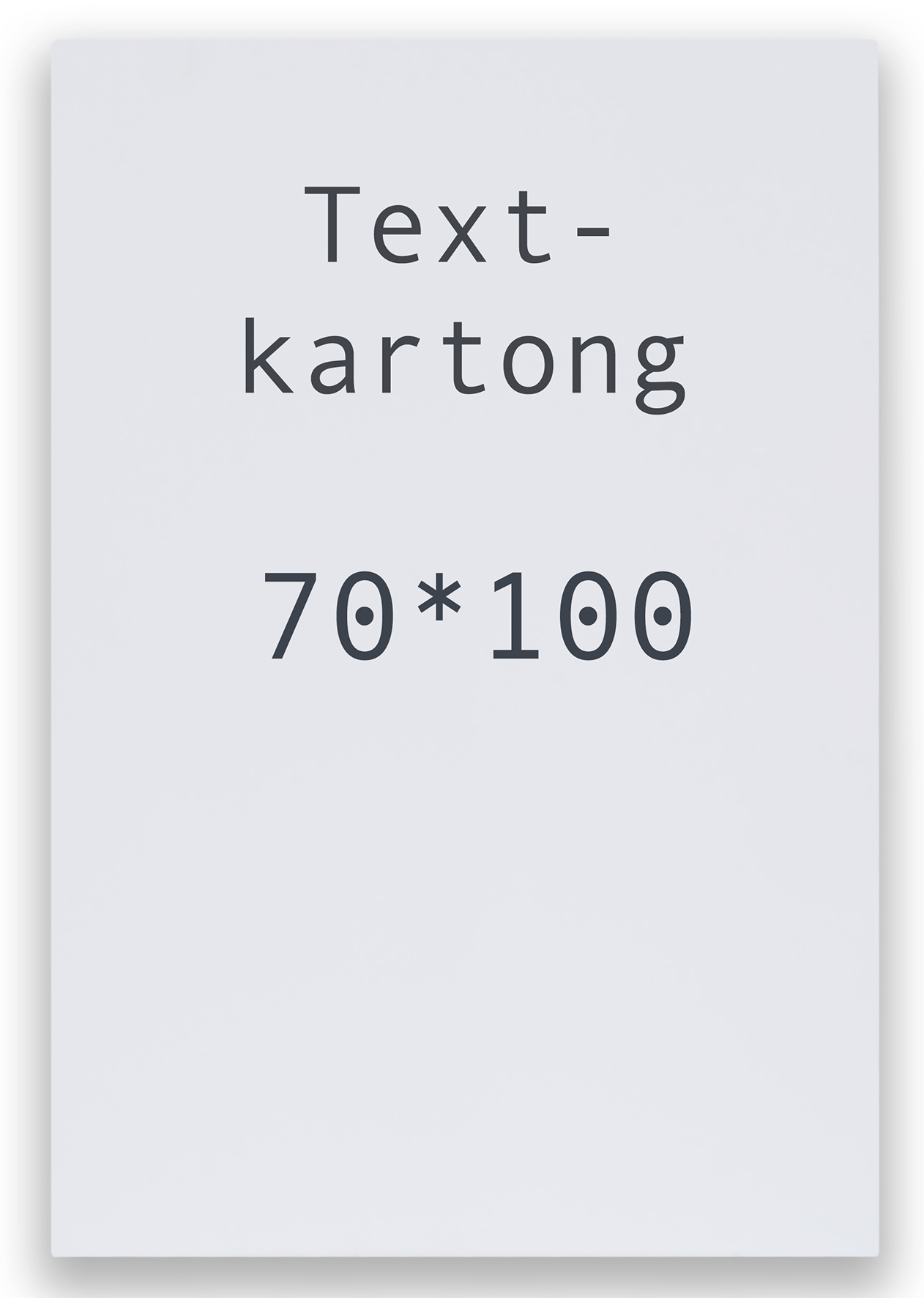 [2278010] Kartong 70x100 vit 5/fp