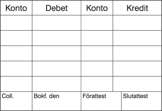 [2270253] Stämpel kontering 76x52mm