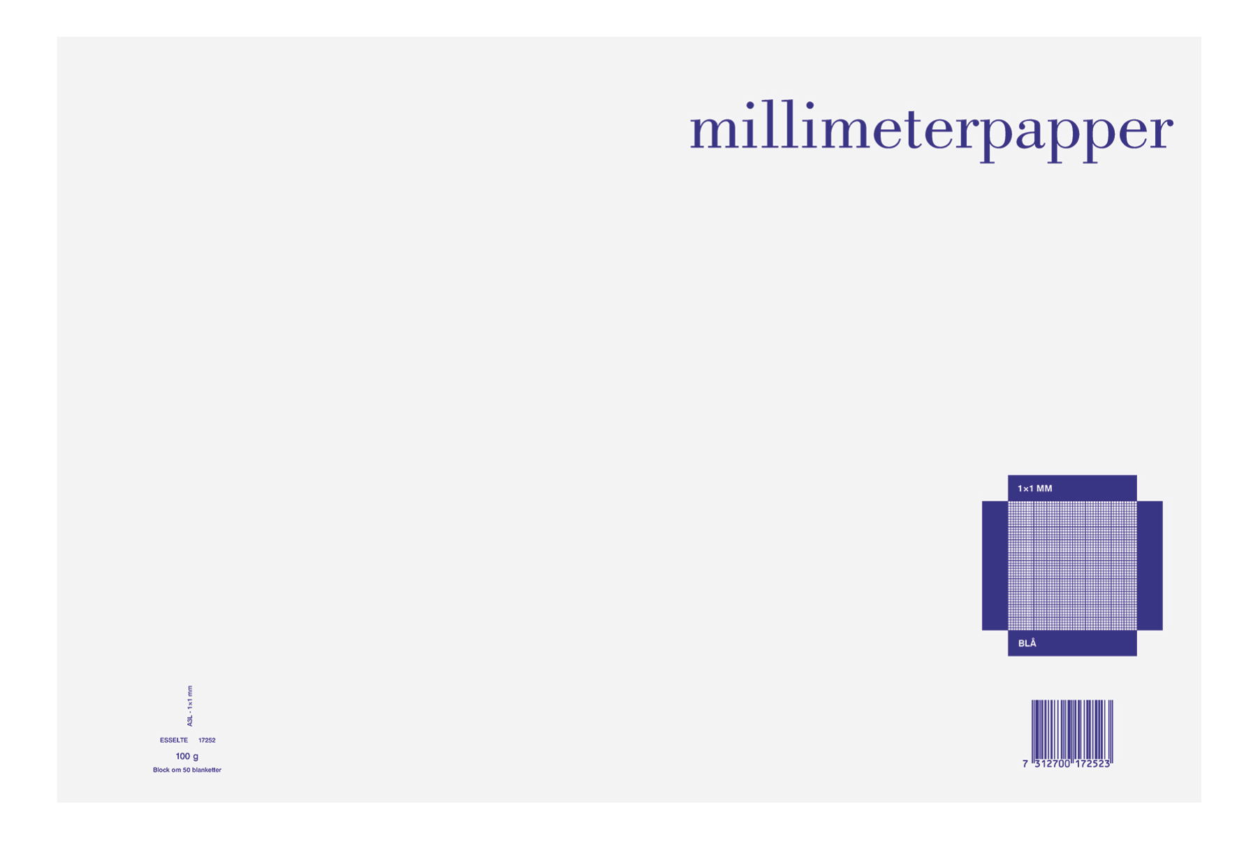 [2017252] Millimeterpapper A3L 50blad