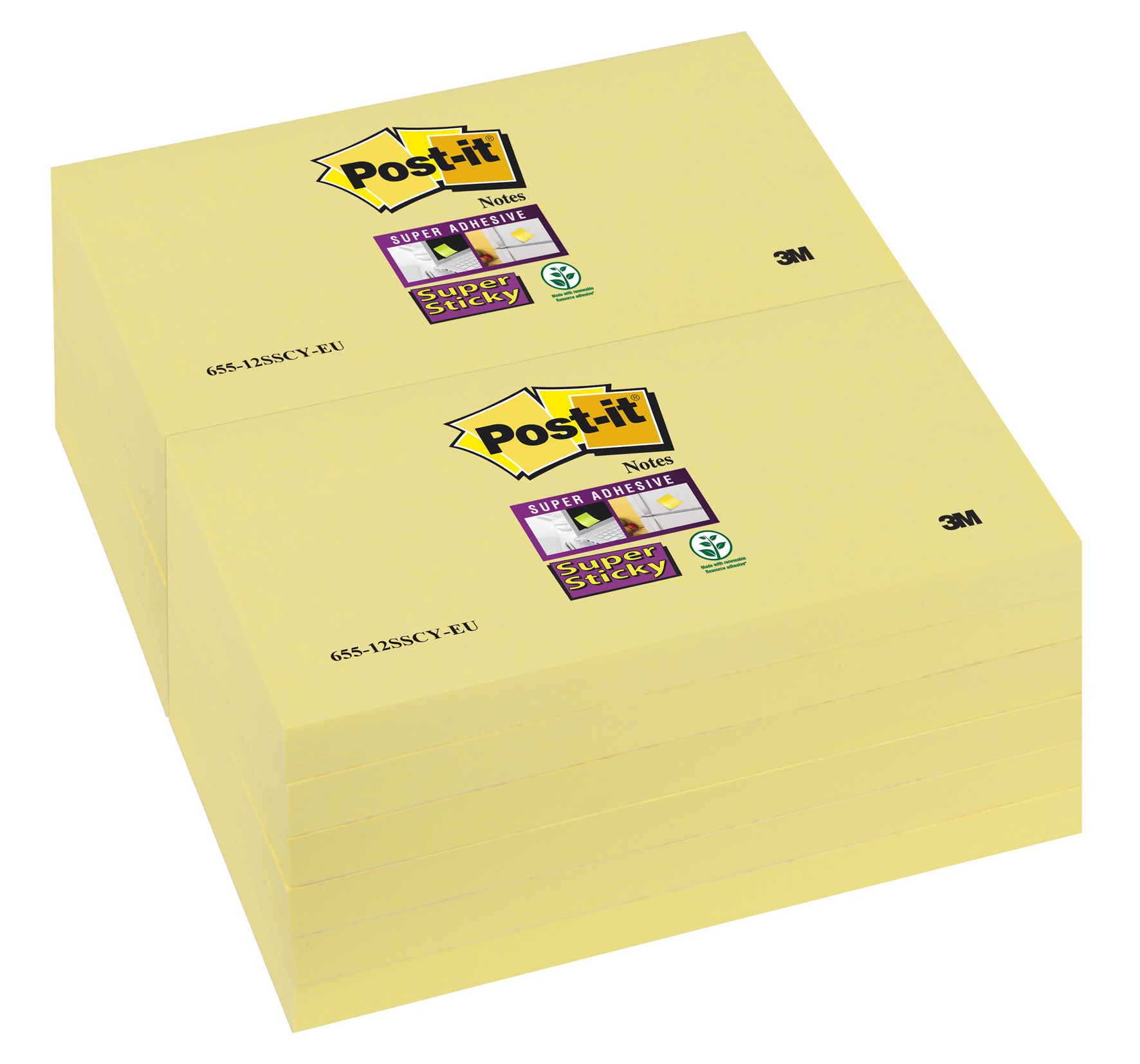 [2631261] Post-it SS gul 127x76mm 12/fp