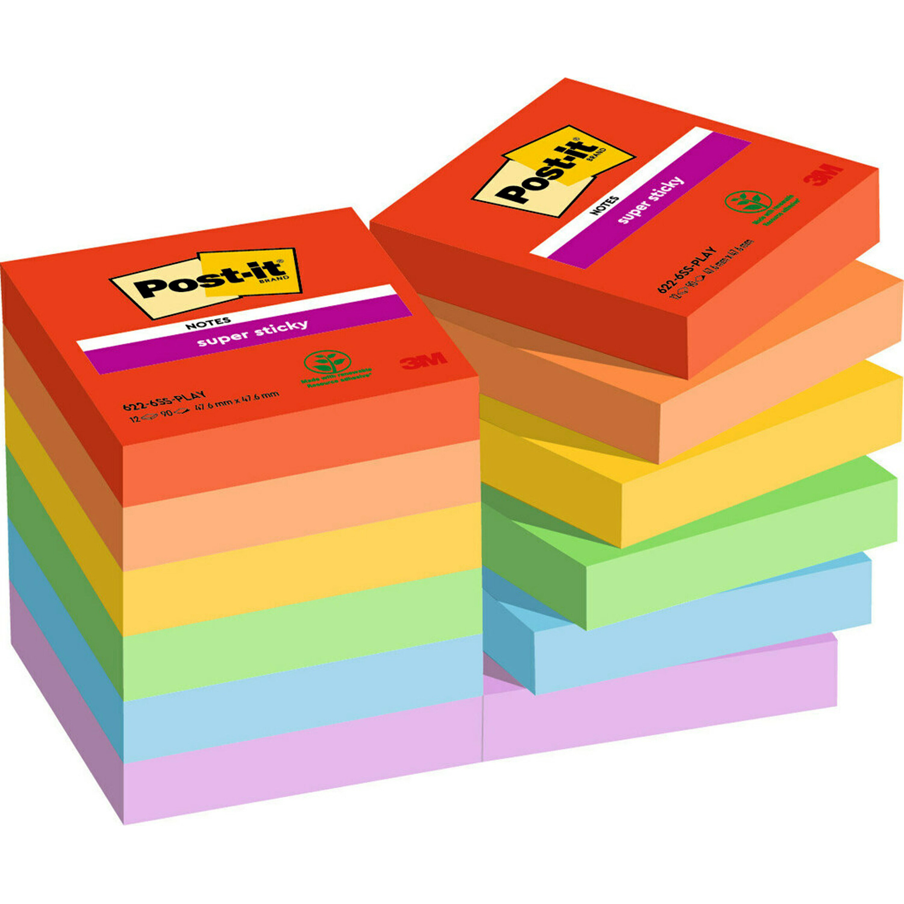 [2631810] Post-it SS Playful 47x47 12/fp