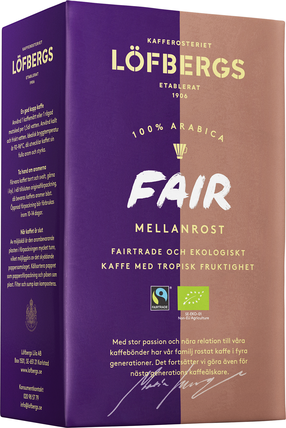 [2829821] Kaffe Löfbergs Fair me.450gEko