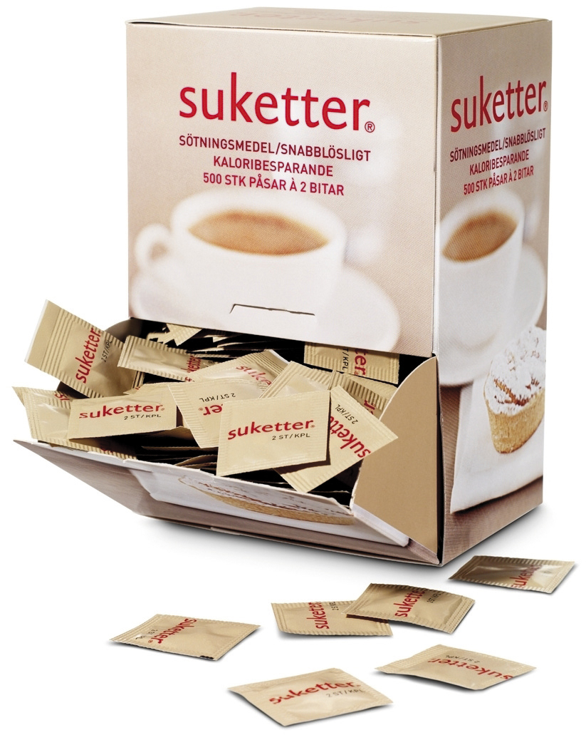 [2829612] Suketter   500 påsar á 2 st/fp