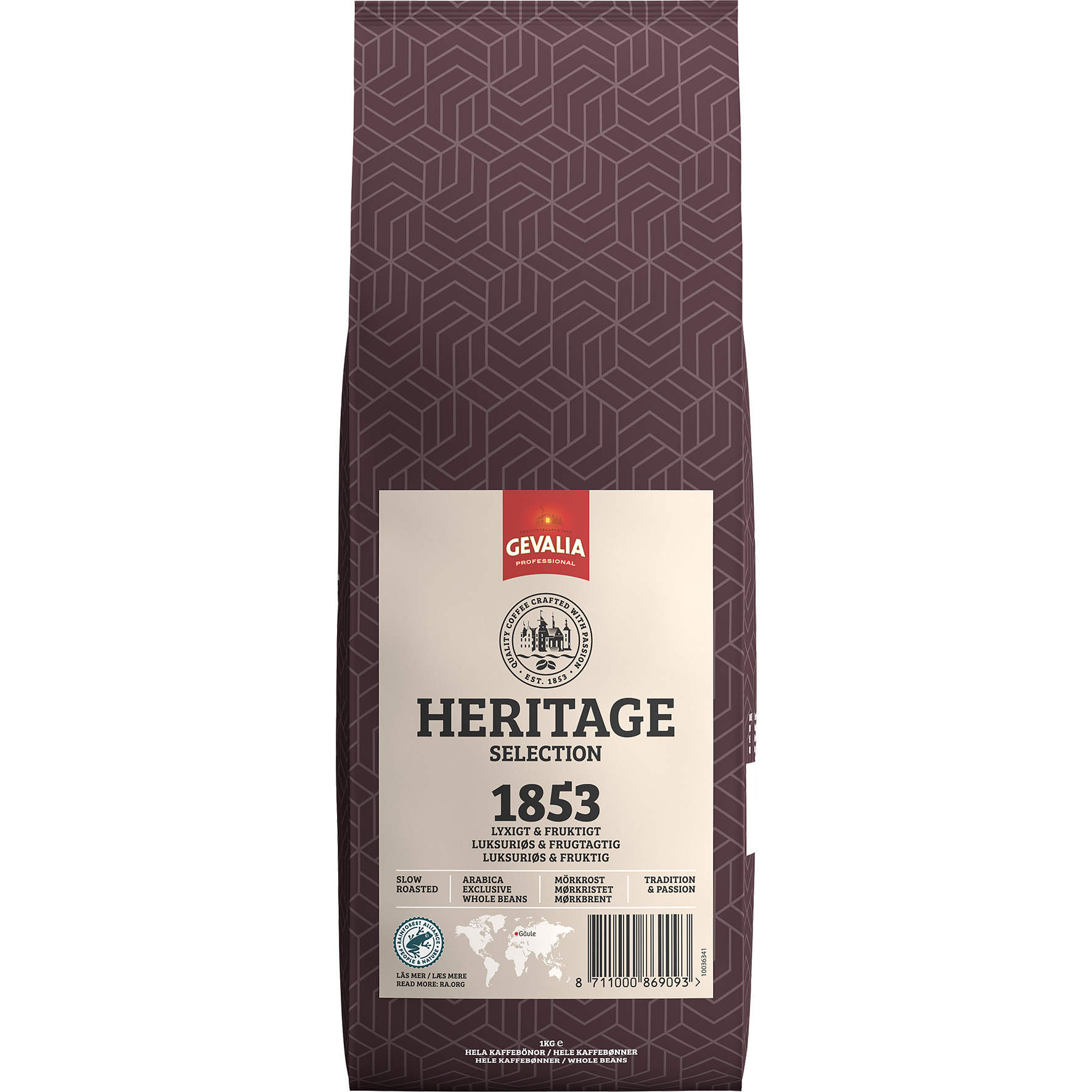 [2830042] Kaffe Gevalia Her Sel 1853 1kg