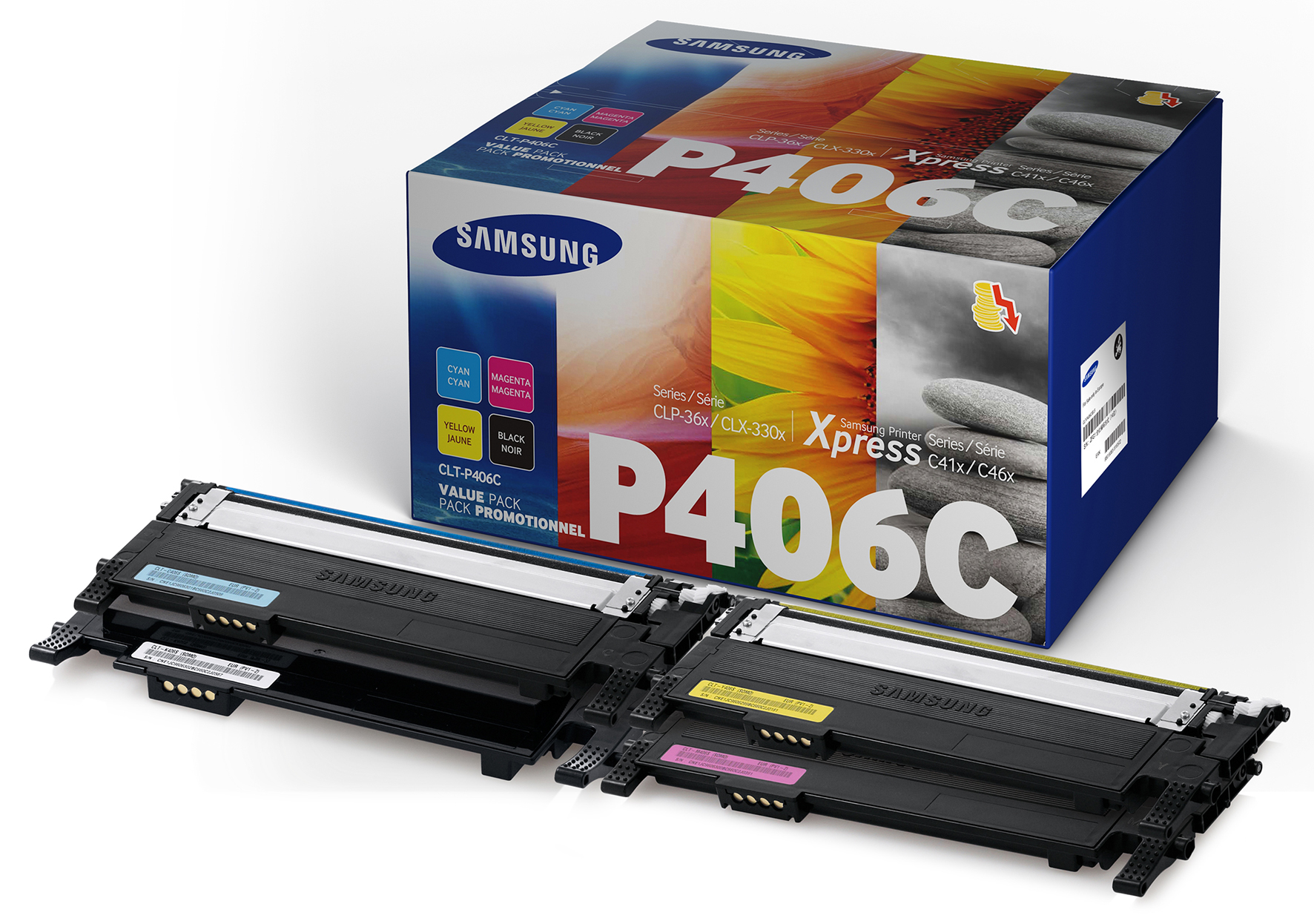 [2245417] Toner Samsung CLT-P406C CMYK