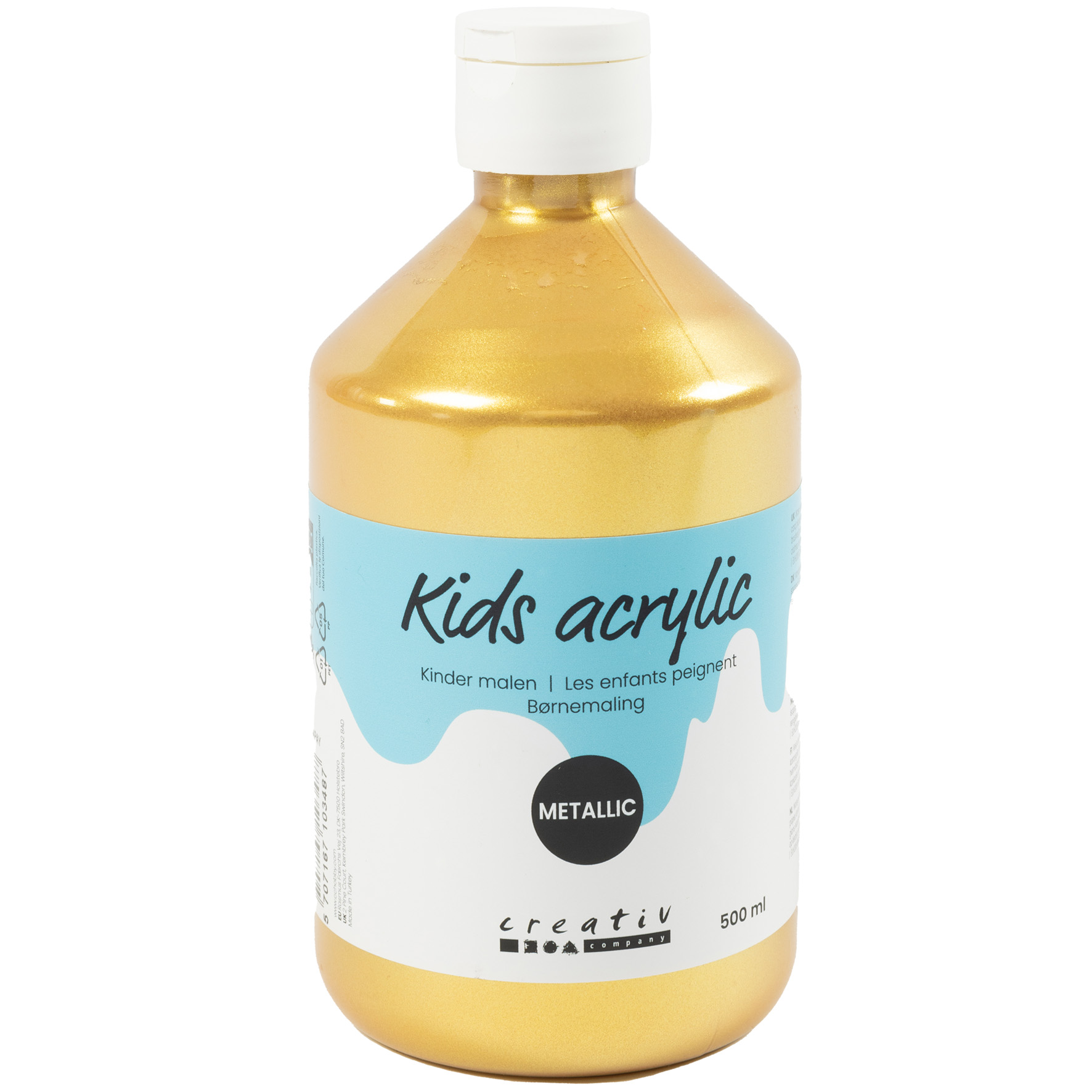 [8100317] Akrylfärg metallic 500ml guld