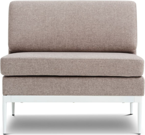 [8556851] Soffa Bergamo modul 1-sits grå