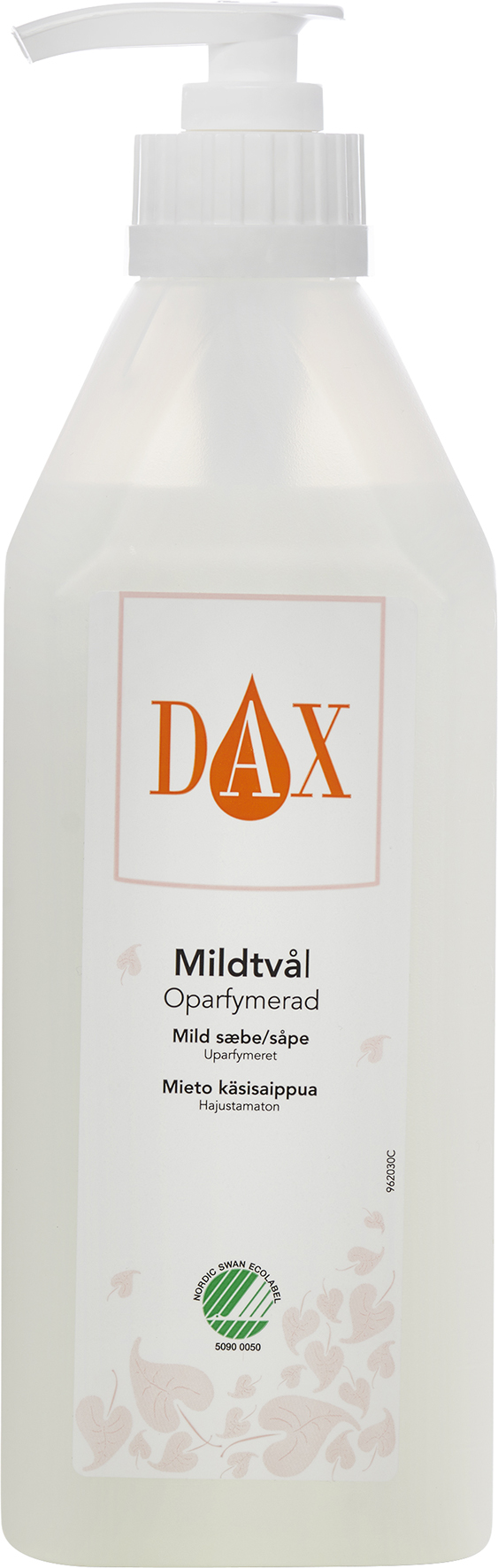 [2256236] Mildtvål m pump Dax 600ml